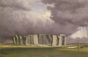 Stonehenge: Giorno tempestoso, 1846